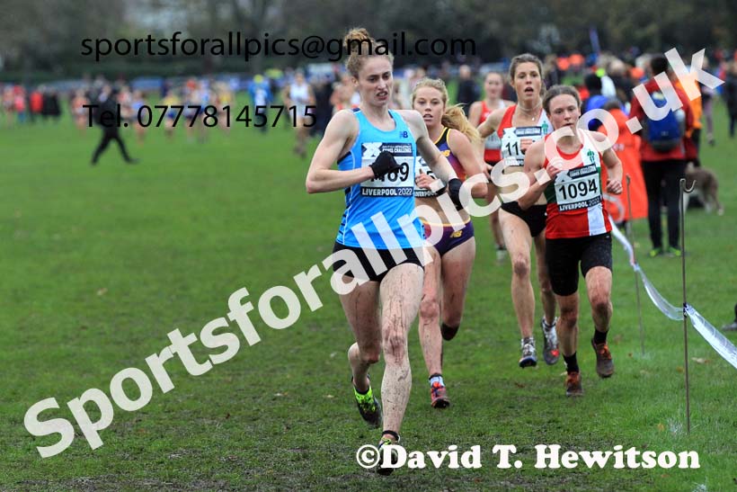 Senior Women and Under-23 Women, 2022 British Athletics Cross Challenge, Sefton Park, Liverpool.  Photo: David T. Hewitson/Sports for All Pics
